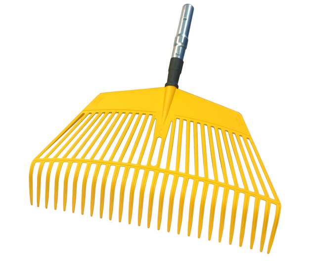 leaf rake attachment