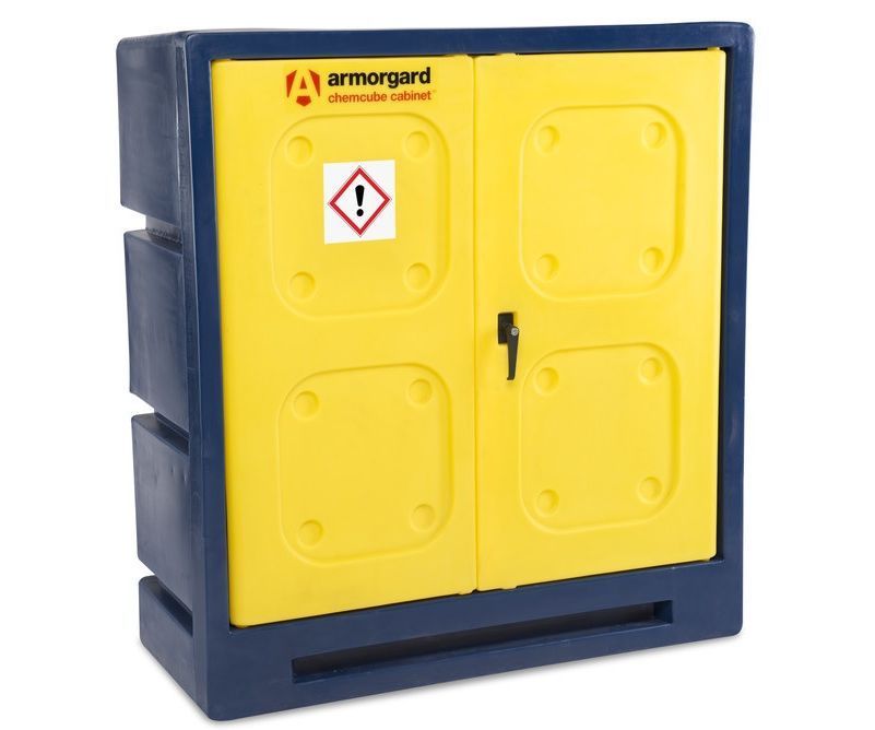 Armorgard Ccc3 Chemcube Chemical Storage Cabinet Fr Jones And Son Ltd Warehouse Operating As Normal