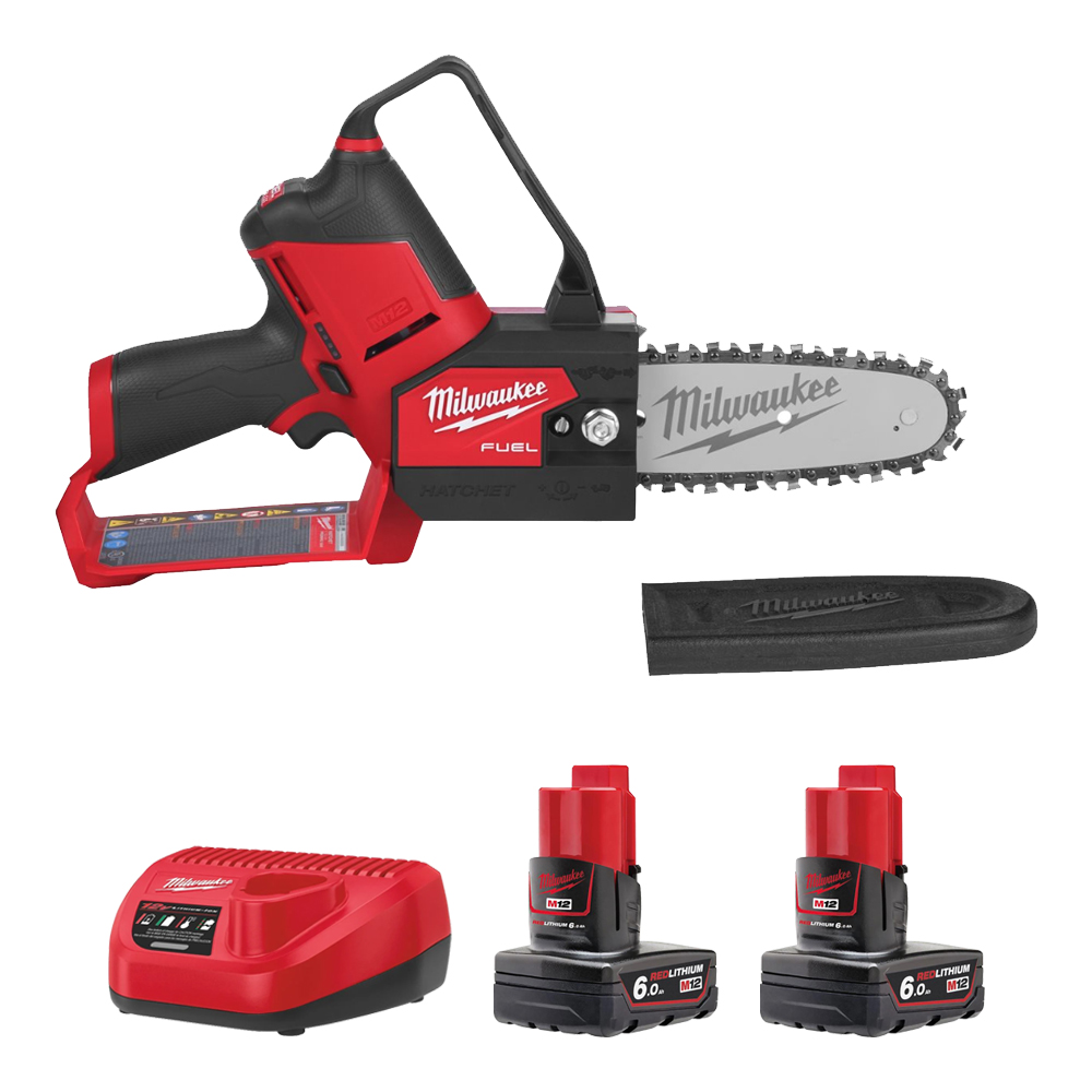 Milwaukee M12 Fhs-602x 12v Brushless Battery Hatchet Pruning Saw (kit 