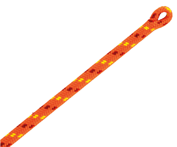 orange climbing rope